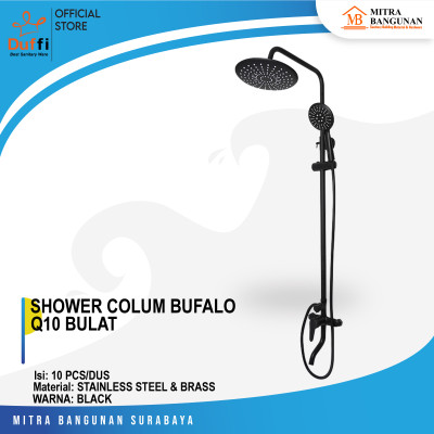 SHOWER COLUM BUFALO Q10 - 1 BULAT HITAM